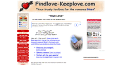 Desktop Screenshot of findlove-keeplove.com