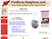 Tablet Screenshot of findlove-keeplove.com